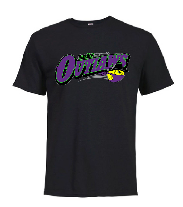 Lady Outlaws black t-shirt