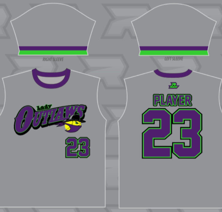 Lady Outlaws jerseys