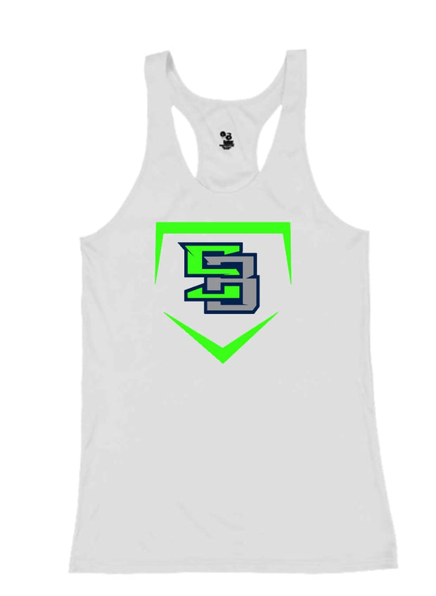 Savage baseball racerback shirt