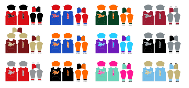 Full dye hooded jerseys