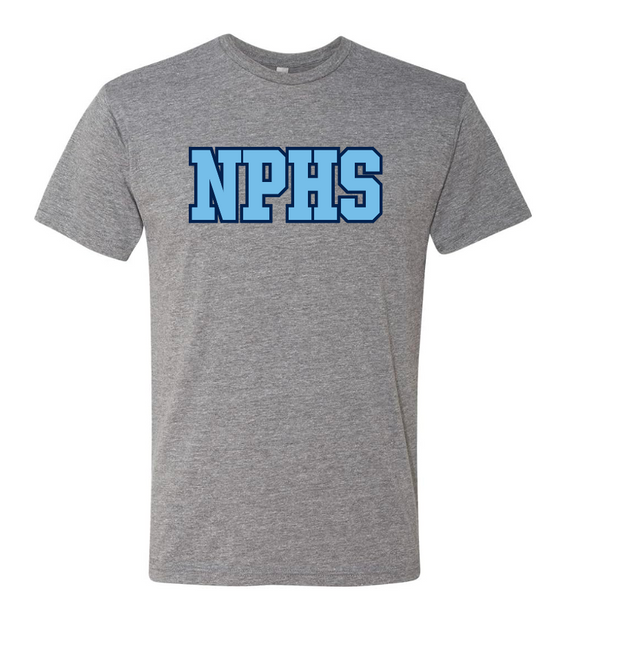 NPHS Heather grey blend shirt