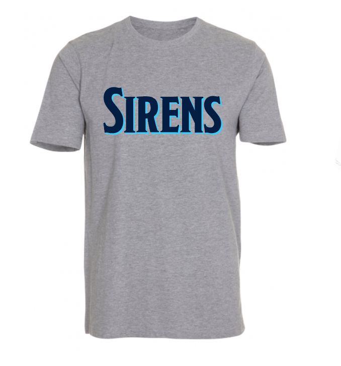 Sirens heather grey triblend shirt