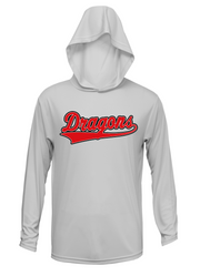 Dragons baseball long sleeve lightweight hoodie