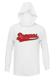 Dragons baseball long sleeve lightweight hoodie