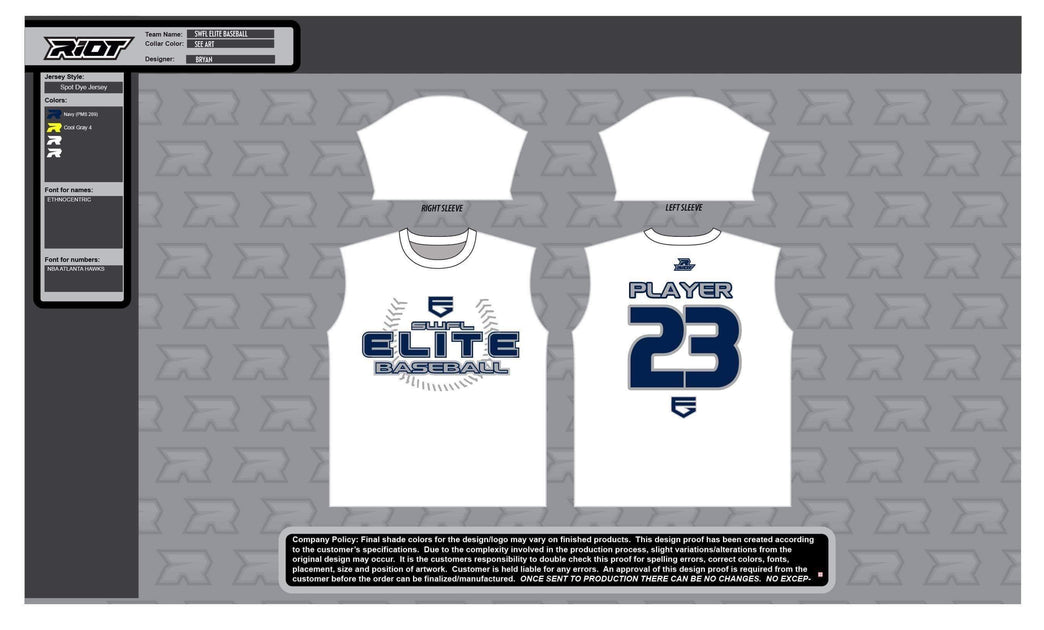 SWFL Elite long sleeve shirts – Riot Sports Gear