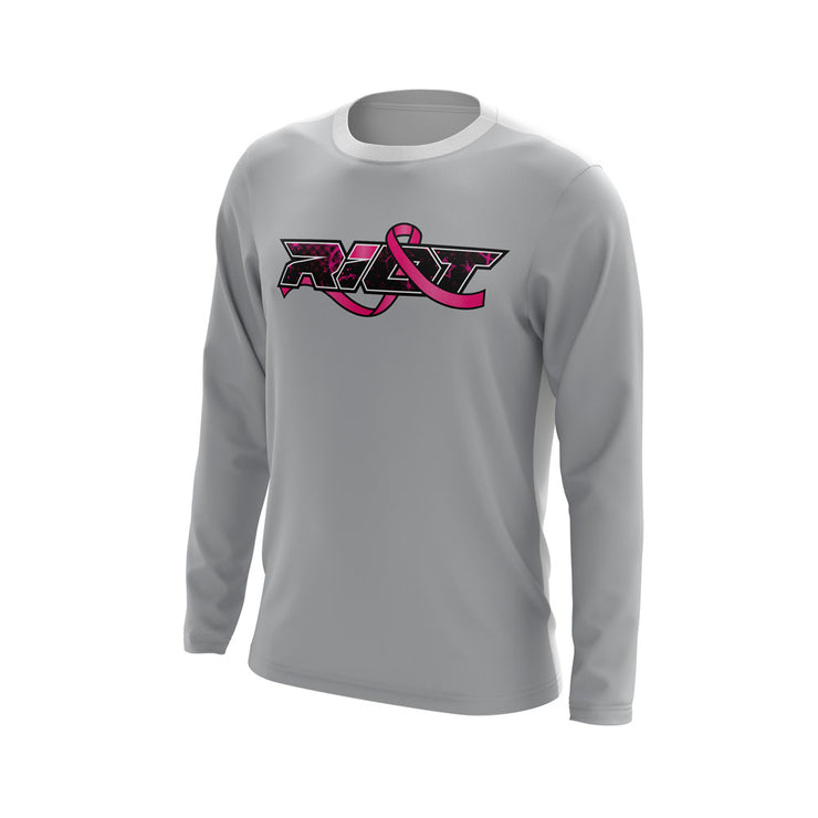 Grey Long Sleeve with BCA Riot Logo