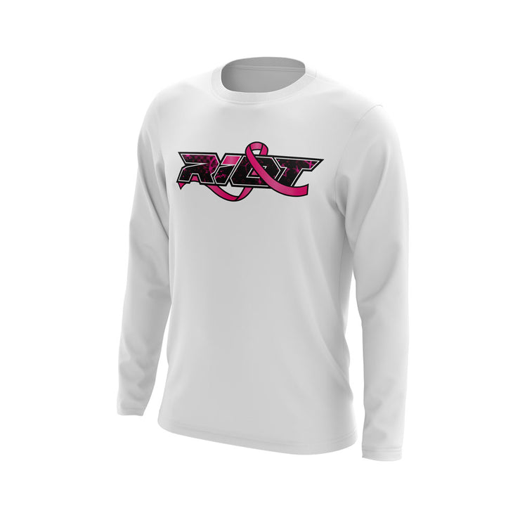 White Long Sleeve with BCA Riot Logo