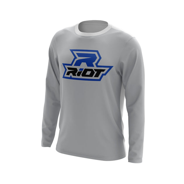 Long Sleeve with Riot Logo (choose your logo & shirt color) – Riot ...