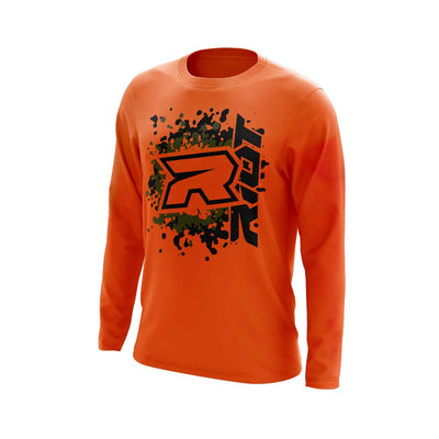 **NEW** Highlighter Series Neon Orange Long Sleeve with Riot Logo