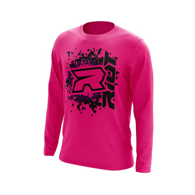 **NEW** Highlighter Series Neon Pink Long Sleeve with Riot Logo