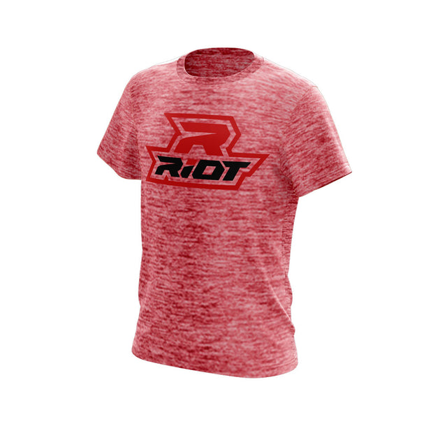 Red Electric Short Sleeve with Red Riot Logo