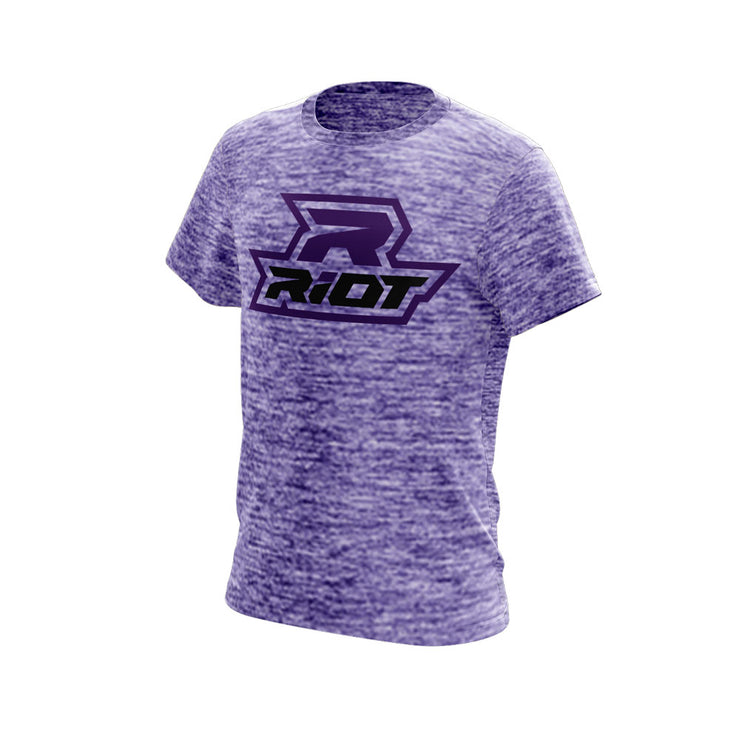 Purple Electric Short Sleeve with Purple Riot Logo