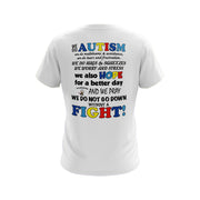 Short Sleeve Shirt with 2020 Autism Riot Logo