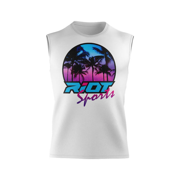 **NEW** Shirt with Riot Sunset Logo - Choose your shirt color/style -Custom Back