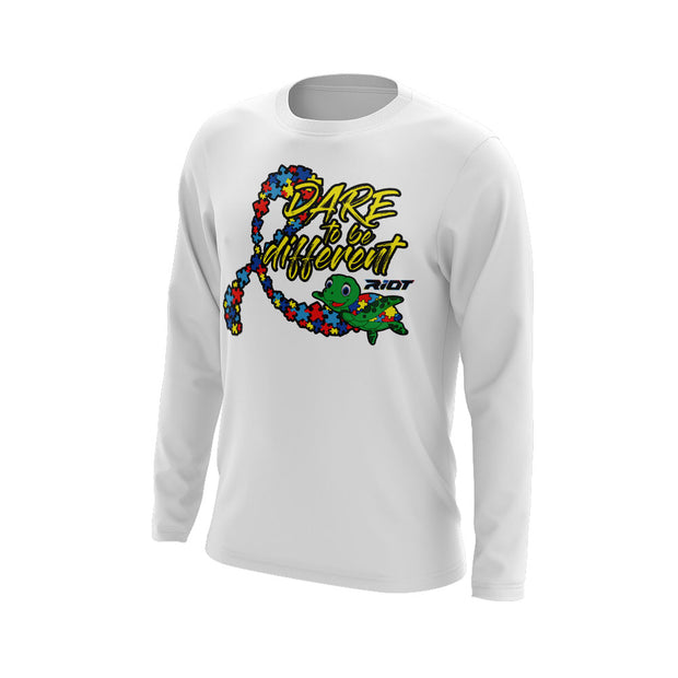 Long Sleeve Shirt with 2020 Autism Riot Logo