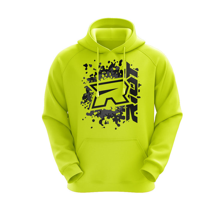 **NEW** Highlighter Series Neon Yellow Hoodie w/Riot Logo