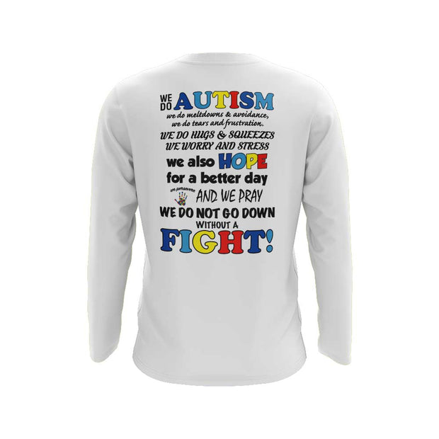 Long Sleeve Shirt with 2020 Autism Riot Logo