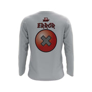 **NEW** Grey Long Sleeve Shirt with Killin' Me Error Riot Logo - Choose your logo color