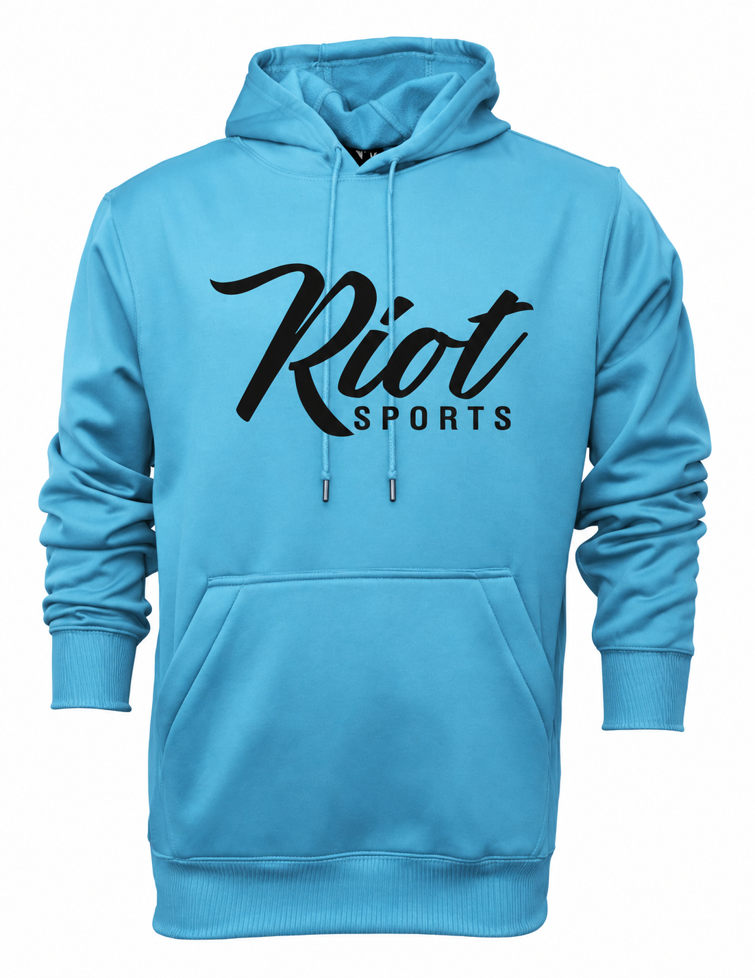 Blue sublimated stock hoodie